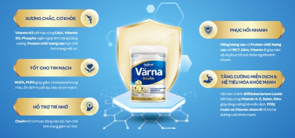 Varna Complete mang lại nhiều lợi ích sức khỏe quan trọng
