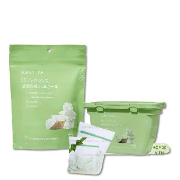 Viên giặt xả Scentlab Nhật Bản