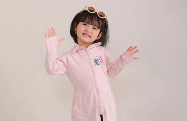 Áo choàng chống nắng dáng dài cho bé BabyloveGO