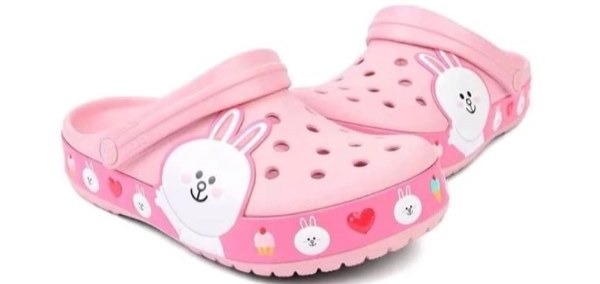 Dép Crocs thỏ trắng đáng yêu