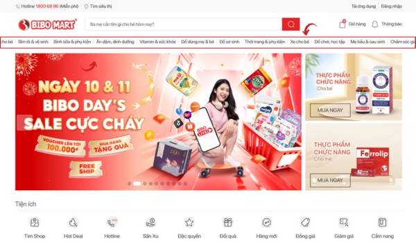 Tìm kiếm sản phẩm theo danh mục hoặc từ khóa