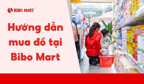 hướng dẫn mua đồ tại bibomart