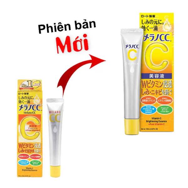 Một vài thay đổi nhỏ trên bao bì serum CC Melano