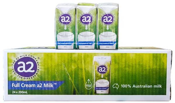 Sữa tươi tiệt trùng nguyên chất A2 Milk 100% đạm A2 từ bỏ thuần chủng