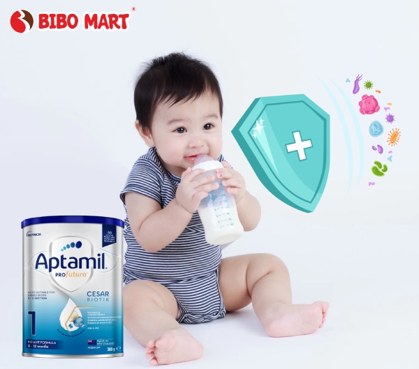 Sữa Aptamil hỗ trợ hệ tiêu hóa và tăng cường hệ miễn dịch cho bé