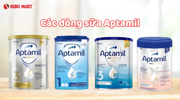 Sữa Aptamil có xuất xứ đa dạng