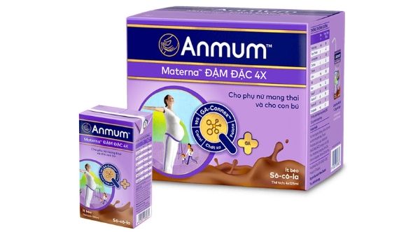 Sữa bầu Anmum pha sẵn ít béo cho phụ nữ mang thai và cho con bú