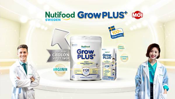 Sữa Grow Bạc sản phẩm dinh dưỡng đến từ Nutifood