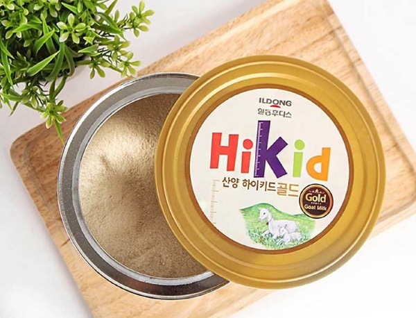 Sữa Hikid dê Hàn Quốc được khuyến nghị sử dụng cho các bé từ 1 tuổi trở lên