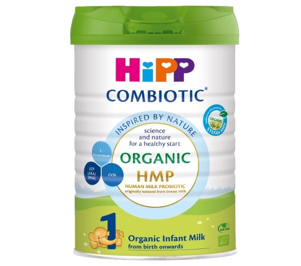 Sữa HiPP Organic Combiotic số 1 (hộp 800g) cho bé từ 0-6 tháng