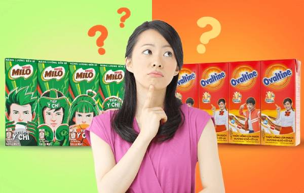 Chọn sữa Milo hay Ovaltine là băn khoăn của nhiều người