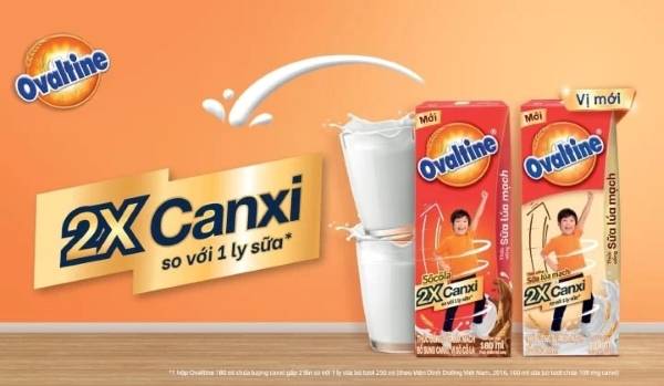 Sữa Ovatine cung cấp năng lượng cho bé mỗi ngày