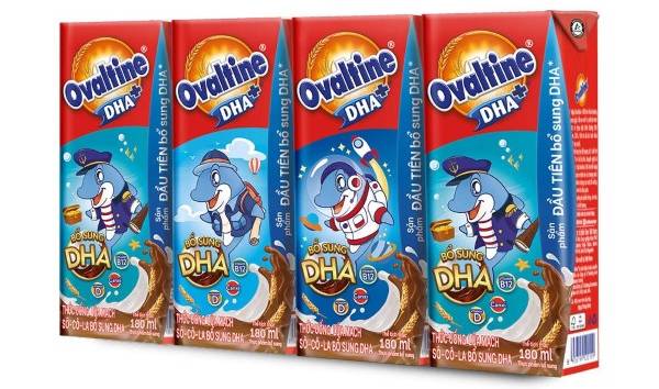 Sữa hộp Ovaltine DHA pha sẵn tiện lợi