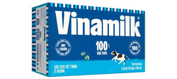 Sữa tươi tiệt trùng Vinamilk ít đường