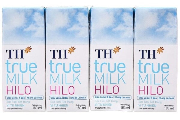 Sữa TH True Milk Hilo cho bà bầu- sữa tươi tiệt trùng vị tự nhiên (Lốc 4 hộp x 180ml)