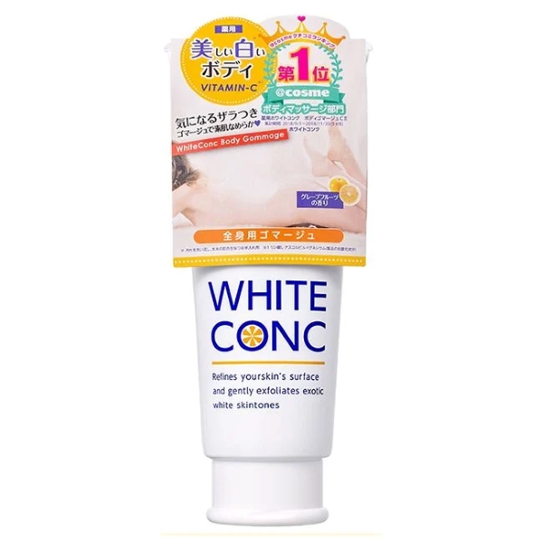 White Conc Body - sản phẩm tẩy tế bào chết toàn thân nổi tiếng của Nhật