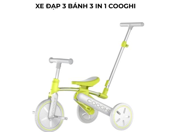 Xe 3 bánh đa năng Cooghi 3 trong 1 cao cấp