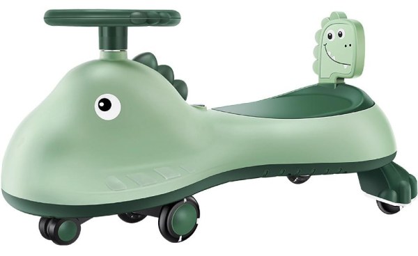 Xe lắc em bé khủng long chống lật Swing Car