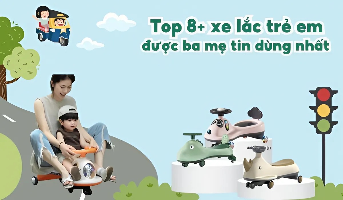 xe lắc trẻ em