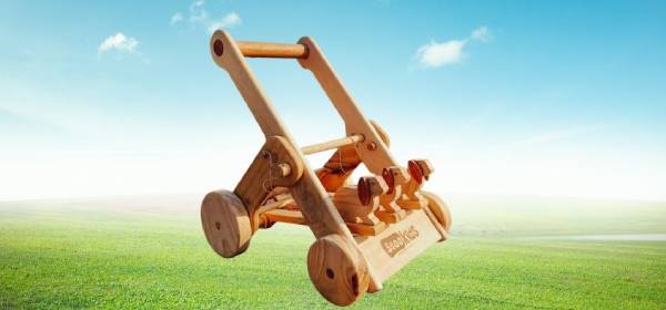 Xe tập đi gỗ 5saoKids cho bé
