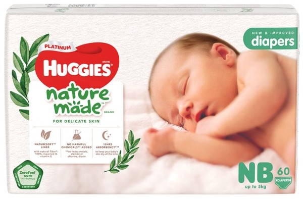 Bỉm Huggies cho trẻ sơ sinh NB