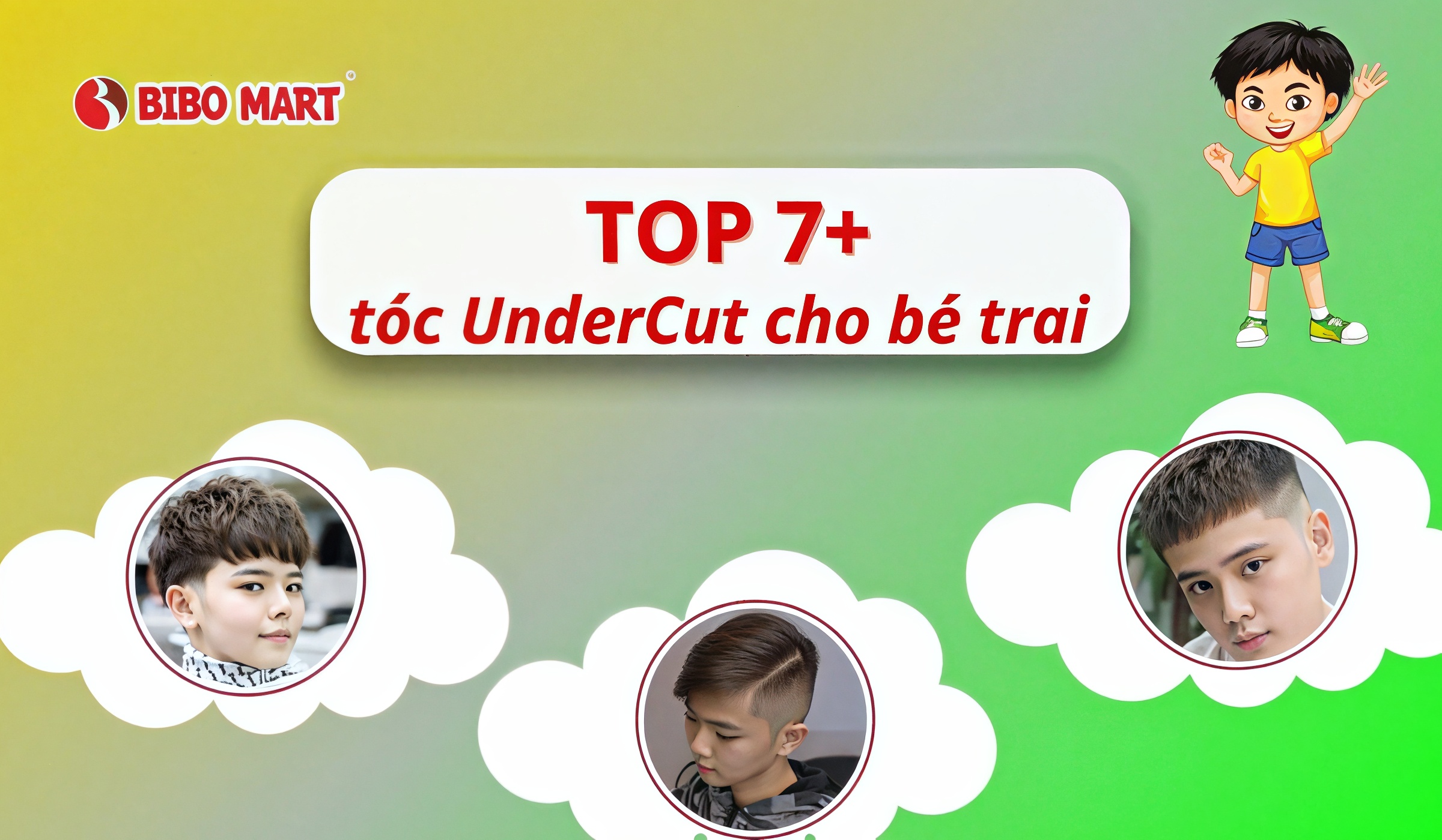 7+ kiểu tóc Undercut cho bé trai cá tính, mát mẻ, dễ cắt tại nhà