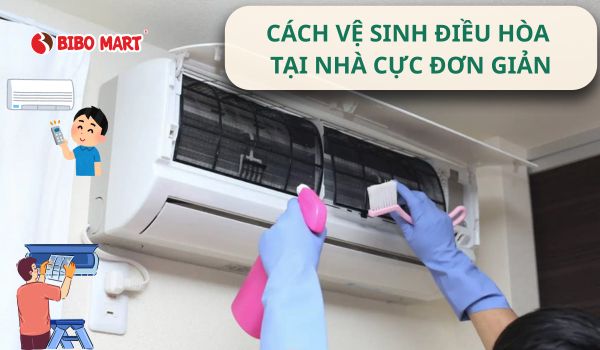 cách vệ sinh điều hòa tại nhà