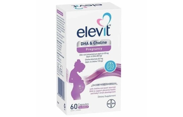 Viên uống Elevit bổ sung DHA & Cholin cho mẹ bầu