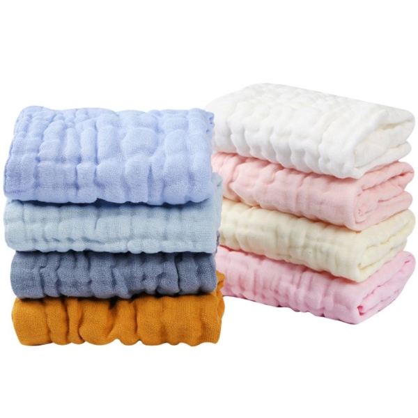 Set 5 khăn sữa cotton xô 30x30cm