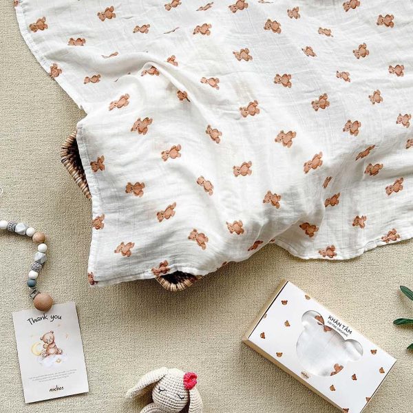 Khăn tắm Mochee xô sợi tre 110x120cm