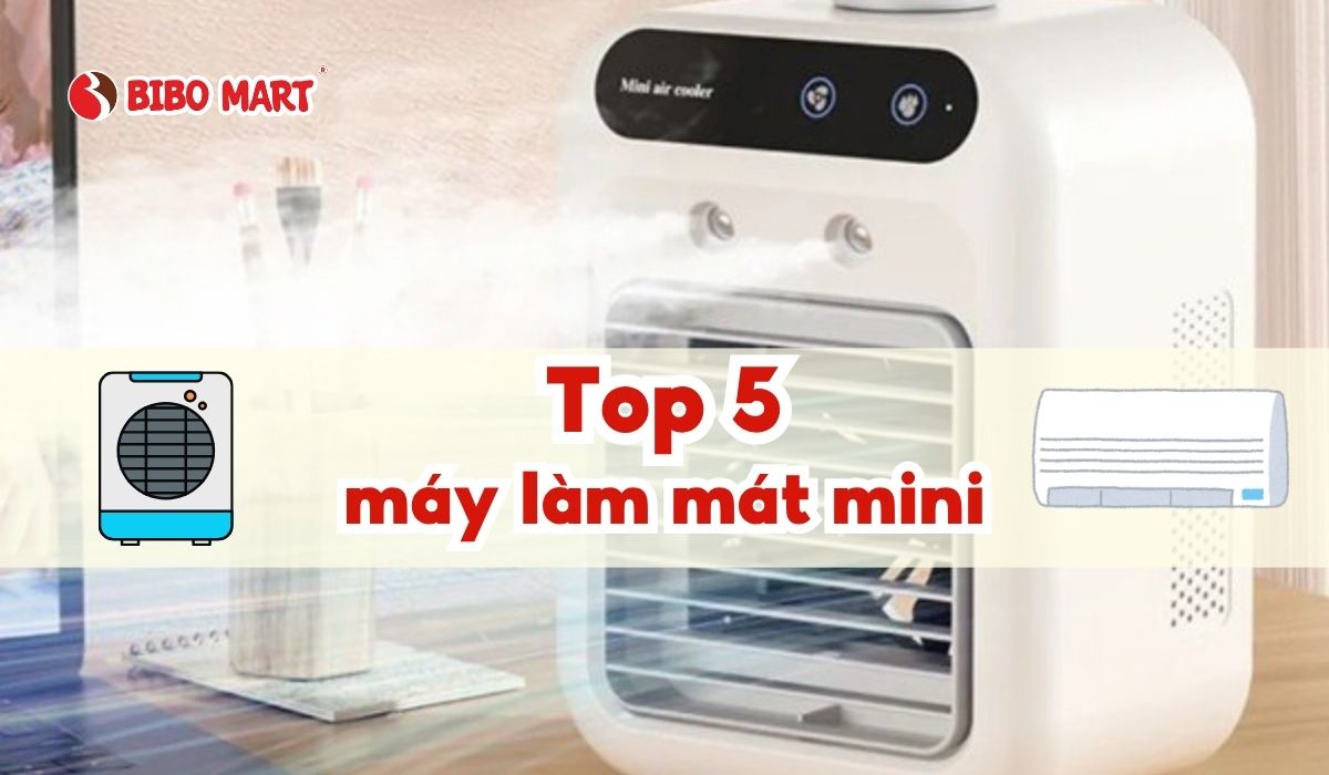 Top 5 máy làm mát mini cho phòng em bé được ưa chuộng nhất
