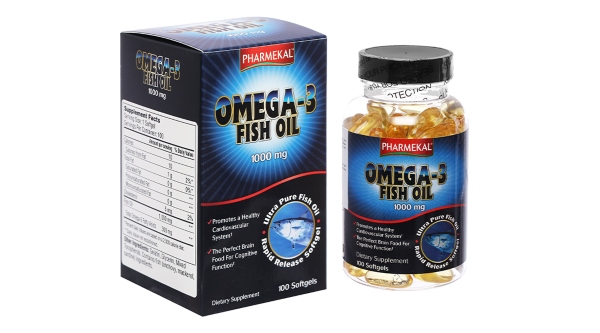 Omega-3 Fish Oil 1000mg thương hiệu Pharmekal