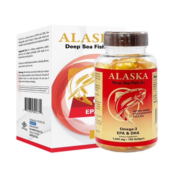 Alaska Omega 3 EPA & DHA thương hiệu Nuhealth
