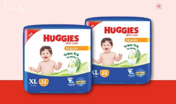 Bỉm quần Huggies size XL cho bé từ 12-17kg