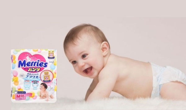 Những điều ba mẹ cần lưu ý khi cho bé sử dụng bỉm Merries