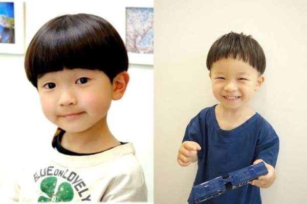 Tóc bé trai ngắn nhật Bản nhẹ nhàng tự nhiên