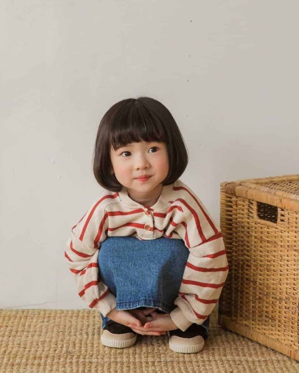 Tóc nấm dễ thương cho bé gái đáng yêu