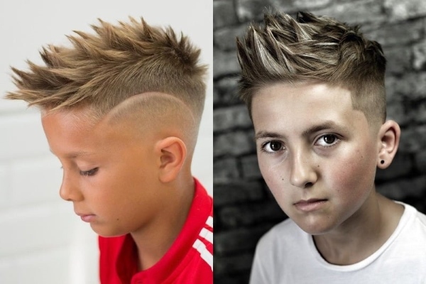 Kiểu tóc Spiky Hair cho bé trai tinh nghịch cá tính