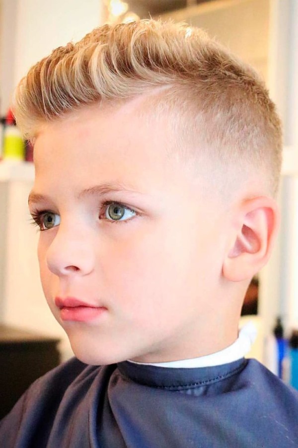 Mini Quiff giúp bé trở nên lãng tử và dễ thương hơn