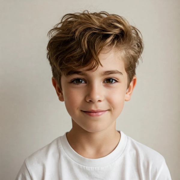 Tóc uốn xoăn nhẹ tự nhiên