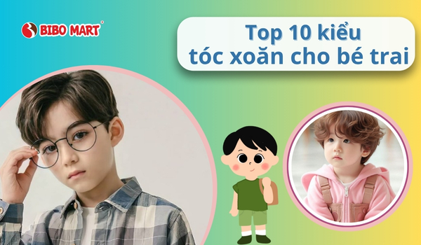 tóc xoăn cho bé trai