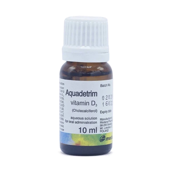 Aquadetrim Vitamin D3 có thể bổ sung vitamin D cho bé 6 tuổi