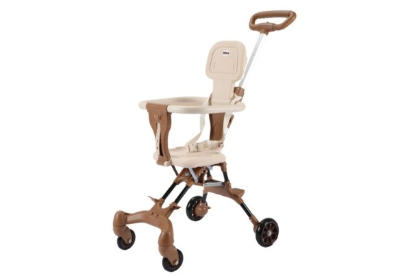 Xe đẩy gấp gọn Kinlee siêu nhẹ màu nâu