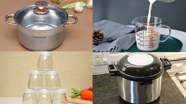 Một số dụng cụ cần thiết để làm sữa chua