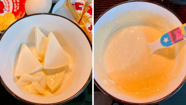 Đun chảy phô mai