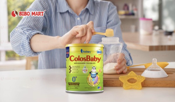 Cách pha sữa bột ColosBaby đúng