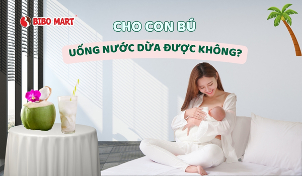 Cho con bú uống nước dừa được không? Mẹ sau sinh cần biết