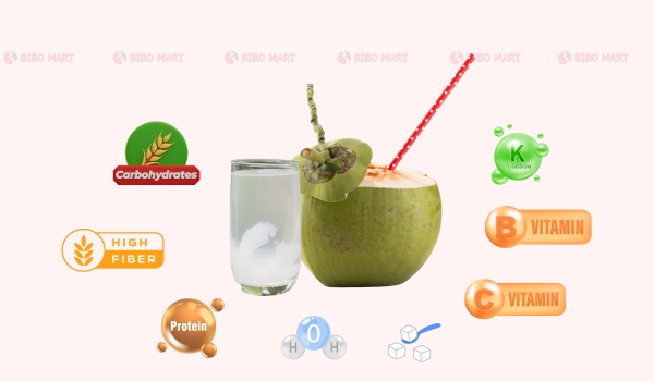 Cho con bú uống nước dừa được không nếu chứa các dưỡng chất thiết yếu