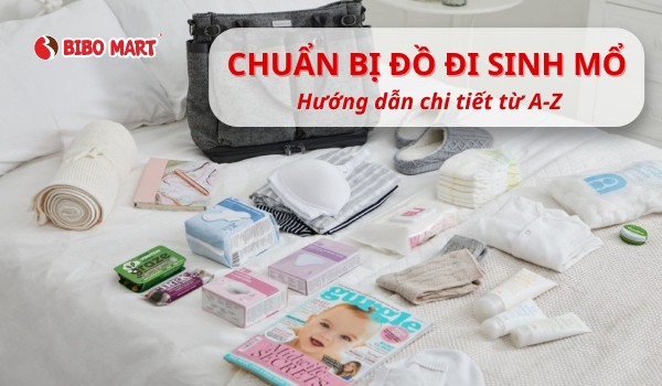 chuẩn bị đồ đi sinh mổ