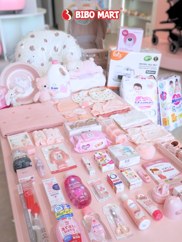 Ba mẹ có thể chuẩn bị đồ đi sinh mổ cho mẹ và bé đầy đủ tại Bibo Mart